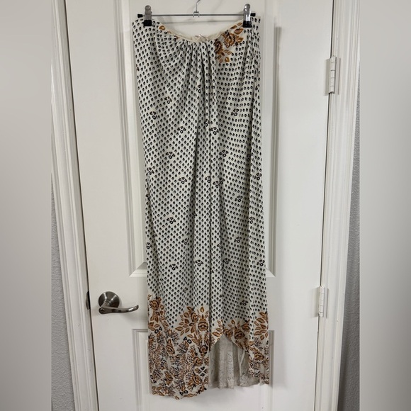 Free People Dresses & Skirts - Free People Antique Combo Column Asymmetric Midi Skirt